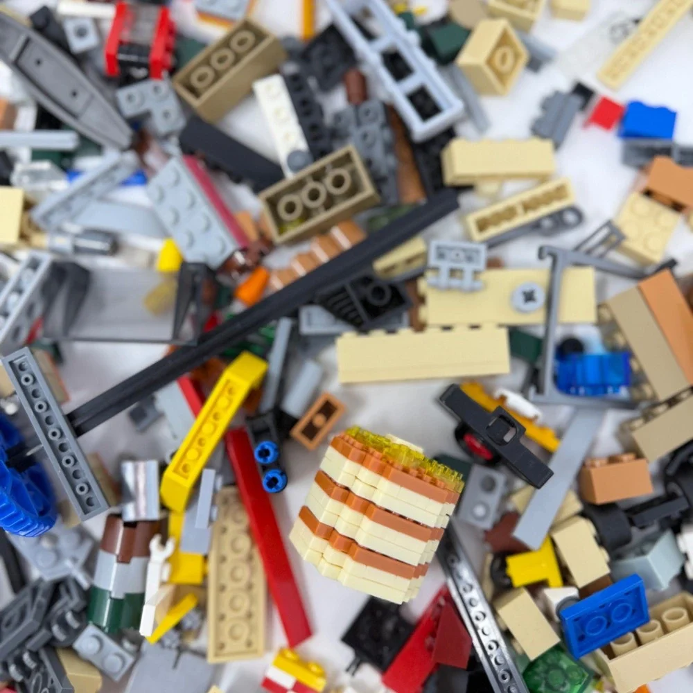 LEGO Mixed Bulk Lot 12.9oz Bricks Plates Technic Pieces Multi-Color Assortment